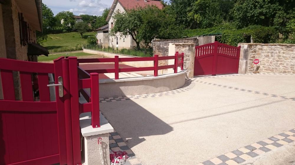 barrière rouge