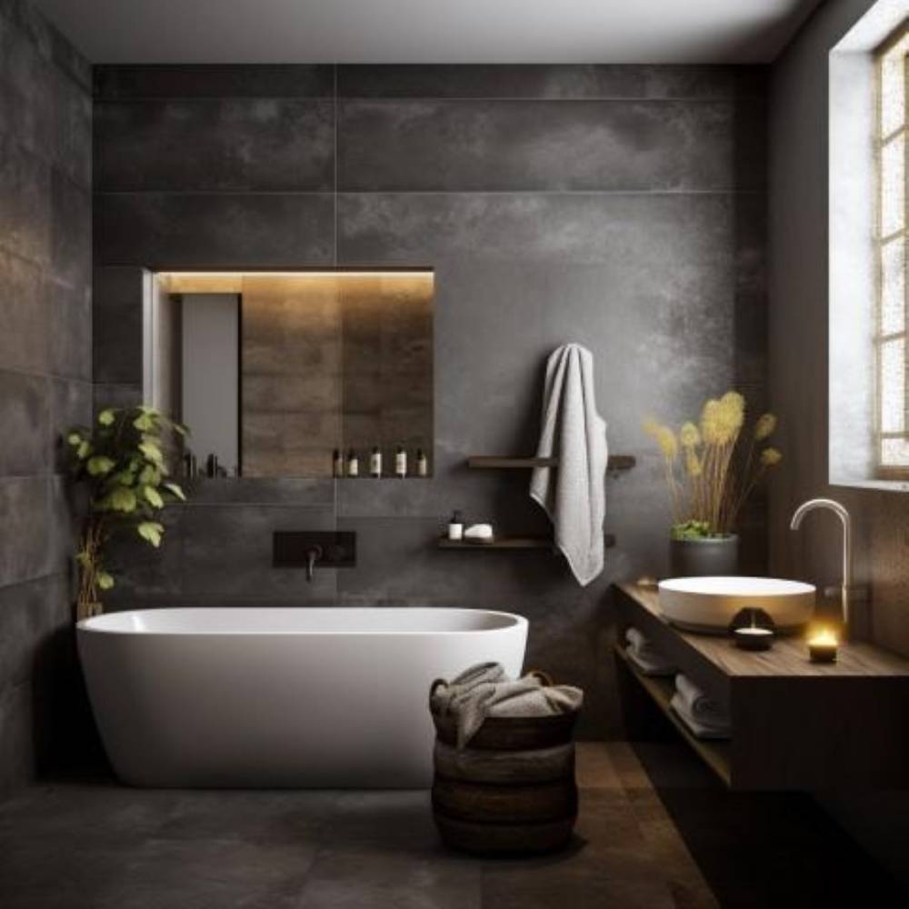 Cuisine et salle de bains à Le Miroir